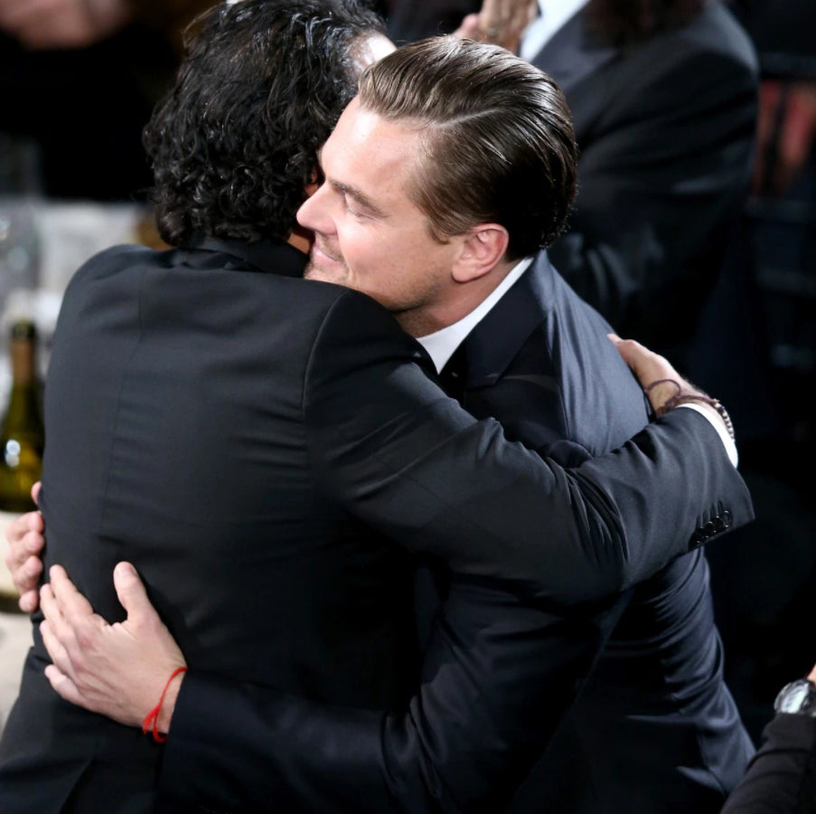 Håndknyttet tibetansk lykkearmbånd og venskabsarmbånd - 3-i-1 Sort Grå og Gulguld